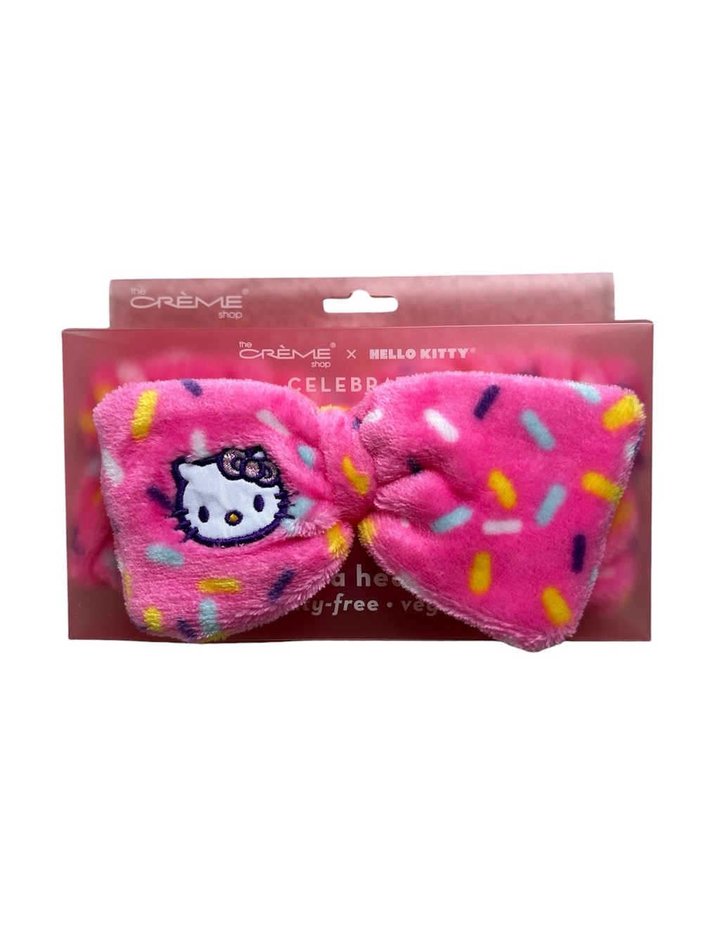 The Crème Shop x Hello Kitty Plush Spa Headband NWT